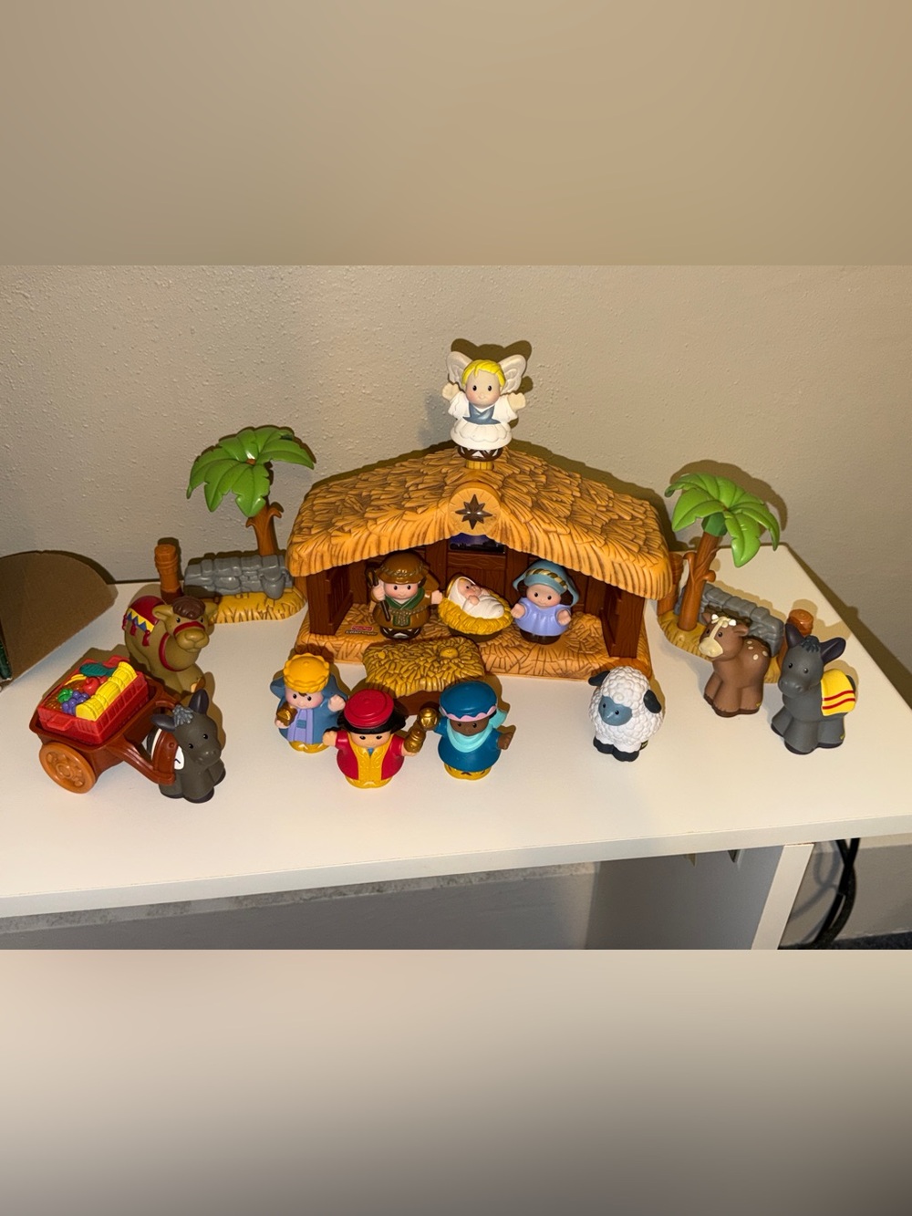 Fisher-Price Multi-Color Nativity Playset with Stable and Figures